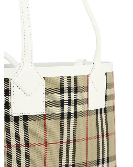 Burberry White Tote London Bags