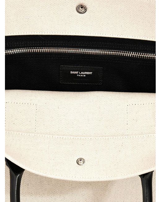 Saint Laurent Natural Rive Gauche Large Tote Bag for men