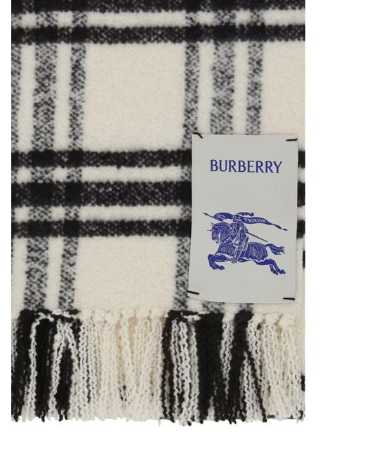 Burberry Gray Scarves