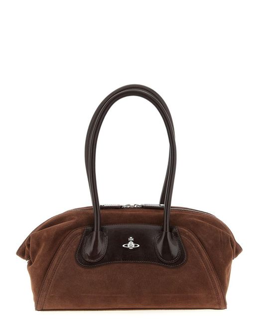 Vivienne Westwood Brown ' Shirley' Small Shoulder Bag