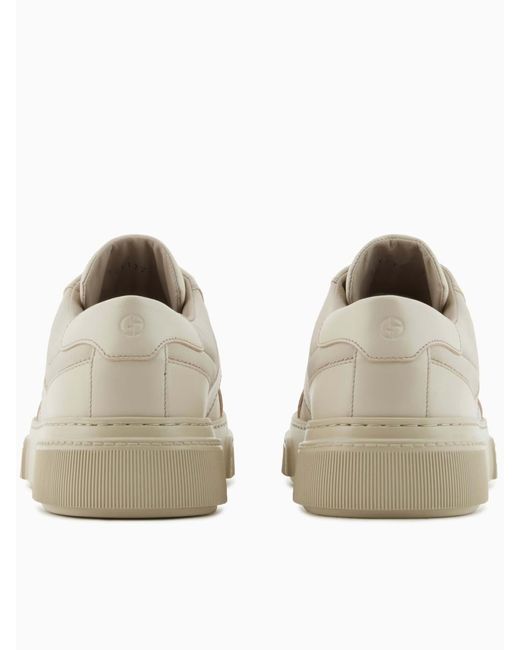 Giorgio Armani Brown Sneaker Shoes for men