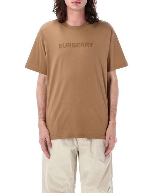 Burberry Brown Logo T-Shirt for men