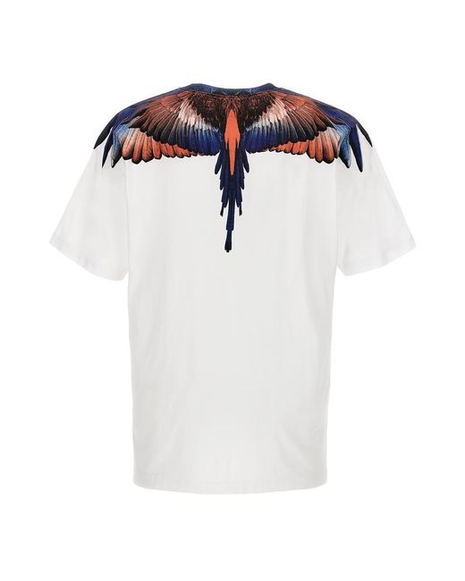 Marcelo Burlon White Icon Wings T-shirt for men