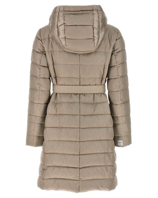 Max Mara Natural 'novef' Reversible Down Jacket