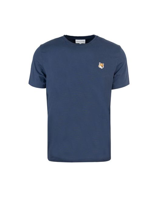 Maison Kitsuné Blue T-Shirts for men
