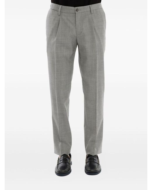 Devore Gray Trousers for men