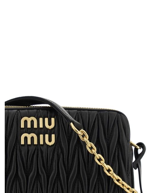 Miu Miu Black Shoulder Bags
