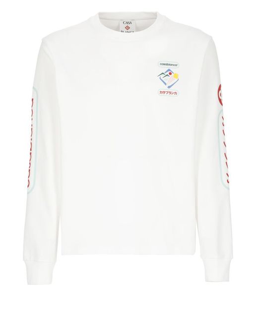Casablanca White T-shirts And Polos for men