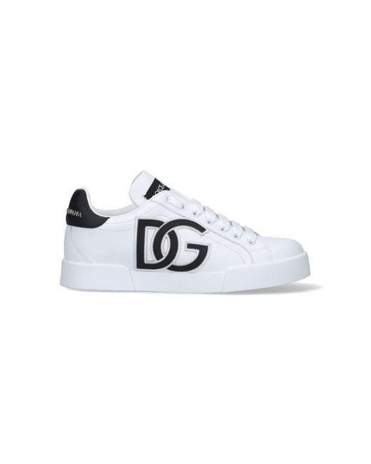 Dolce & Gabbana White Sneakers 'portofino'
