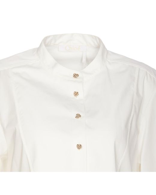 Chloé White Chloè Shirts