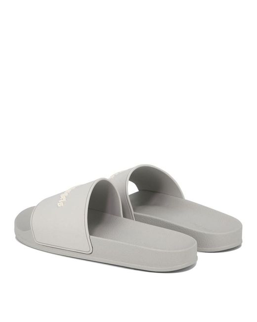 Palm Angels White Sandals for men