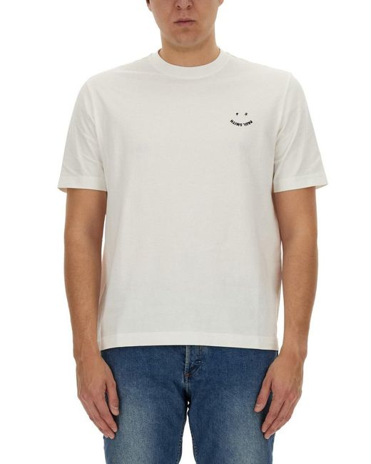 PS by Paul Smith White T-Shirt With Logo for men