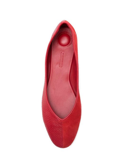 Jacquemus Red Flat Shoes