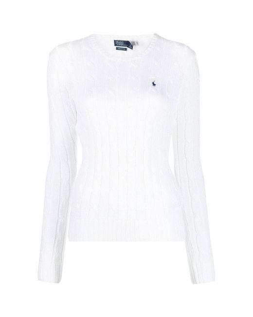 Ralph Lauren White Sweaters