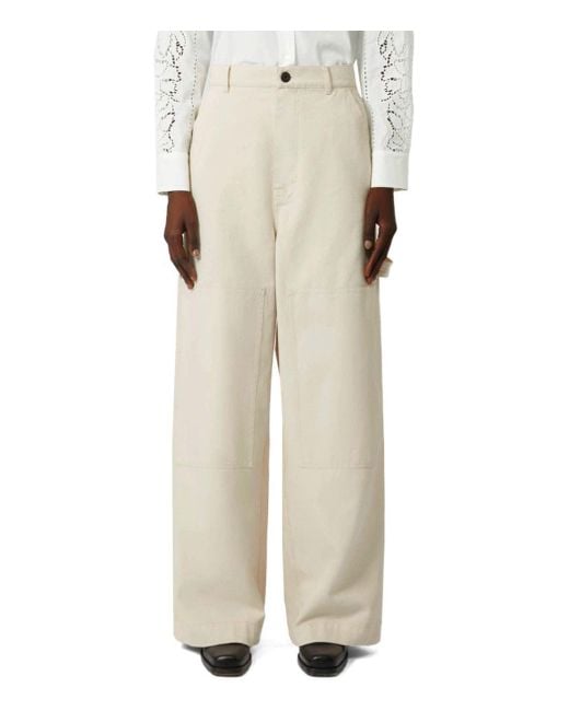 Weekend by Maxmara White Caronte Ivory Trousers
