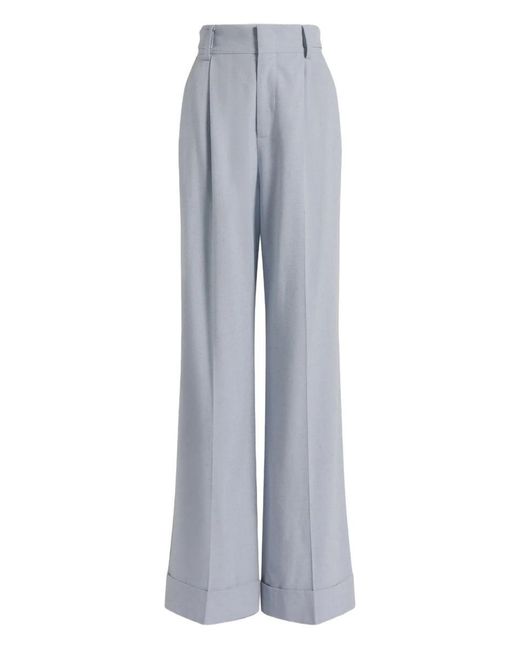 Alberta Ferretti Gray Pant