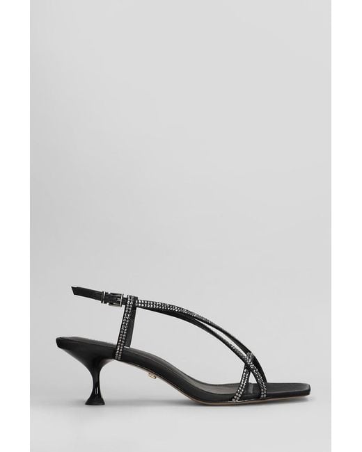 Lola Cruz Gray Liberty Heel 55 Sandals