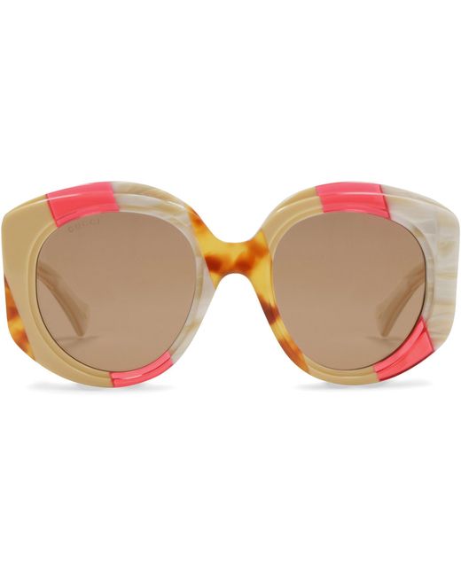 Gucci Pink Oversize Sunglasses