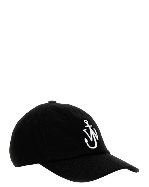 J.W. Anderson Black Logo Cap for men