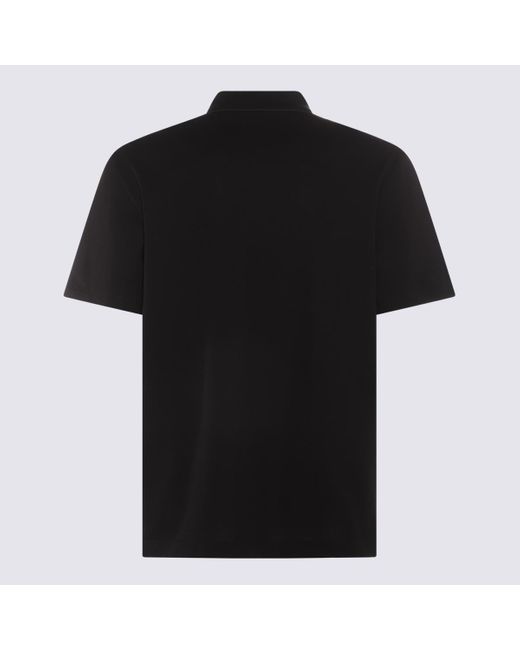 Brioni Black Cotton Polo Shirt for men