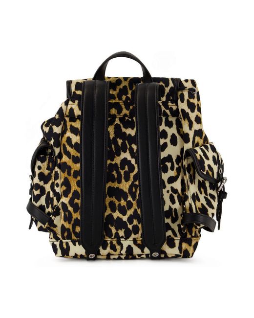 Ganni Black Bucky Small Backpack
