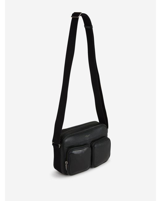 Saint Laurent Black City Camera Shoulder Bag for men