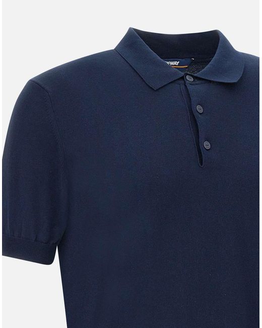 K-Way Blue T-Shirts And Polos for men