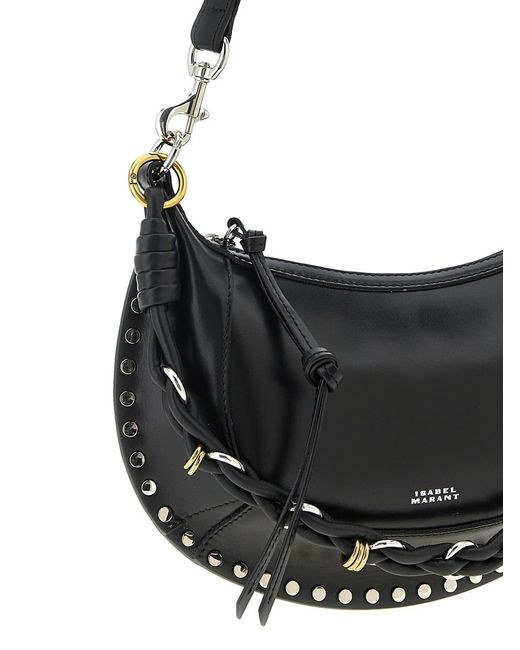 Isabel Marant Black 'Oskan Moon' Shoulder Bag
