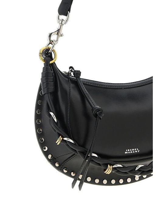 Isabel Marant Black 'Oskan Moon' Shoulder Bag
