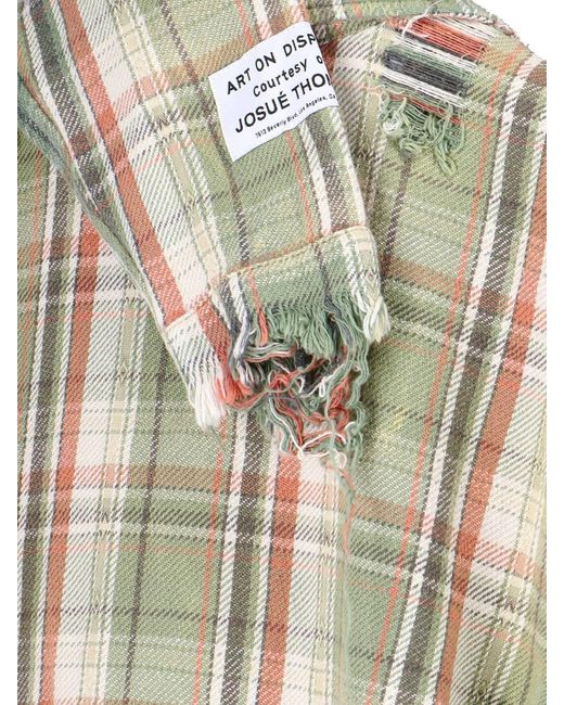 GALLERY DEPT. White Checked Shirt for men