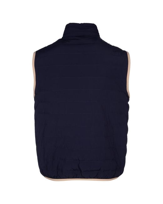 Brunello Cucinelli Blue Jackets And Vests for men
