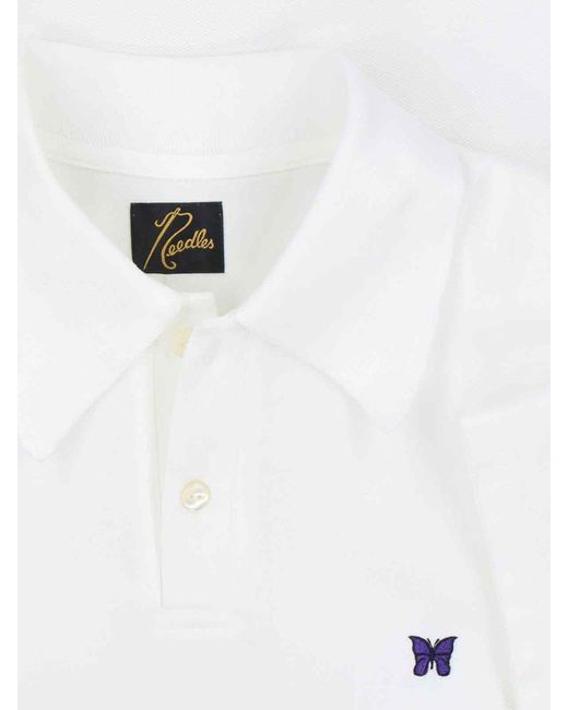 Needles White T-Shirts And Polos for men