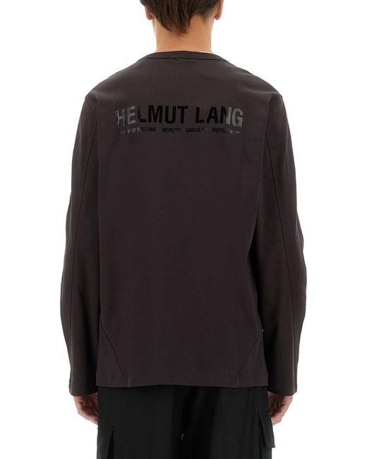 Helmut Lang Black T-Shirt Apex for men