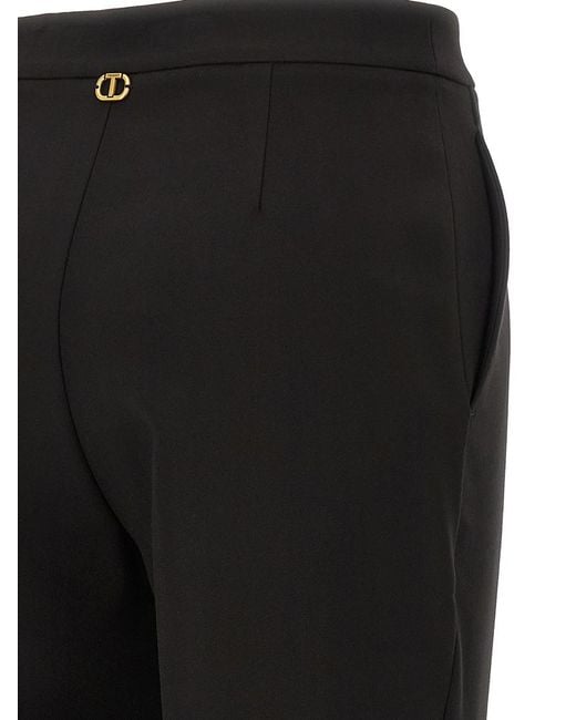 Twinset Black Flared Pants