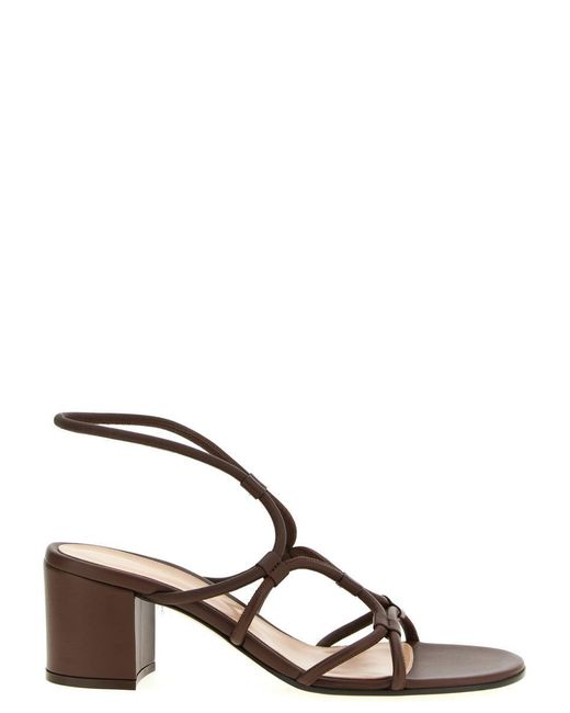Gianvito Rossi Brown 'G32601' Sandals