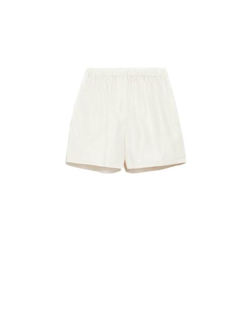 Max Mara White Shorts