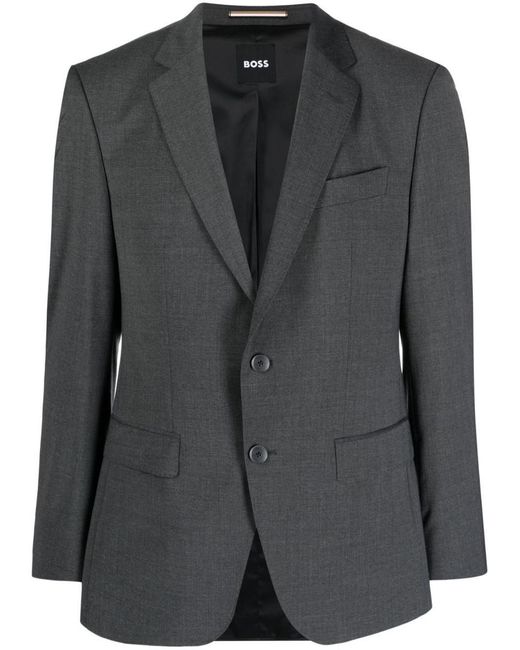 Boss Black Single-breasted Suit Jacket for men