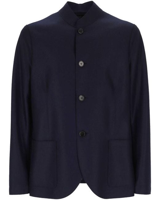 Harris Wharf London Blue Jackets for men