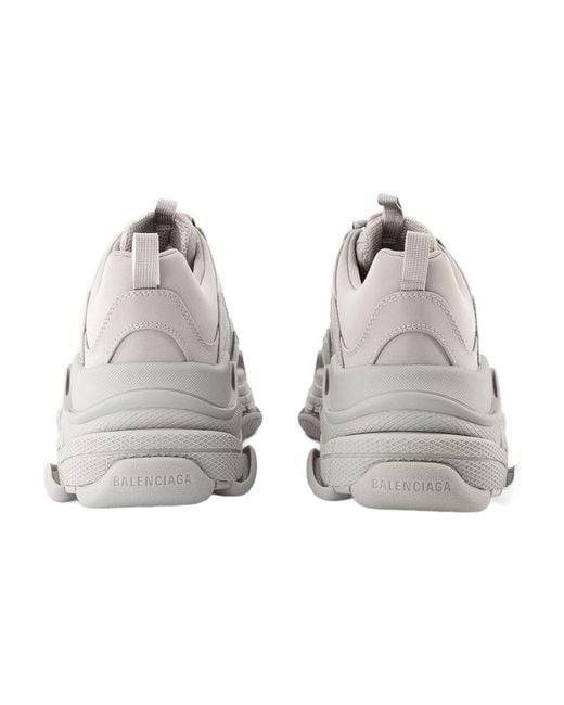 Balenciaga Gray Triple S Sneakers