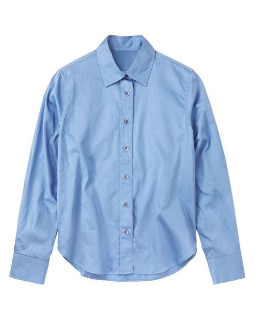 Closed Blue Long-sleeve Cotton Shirt