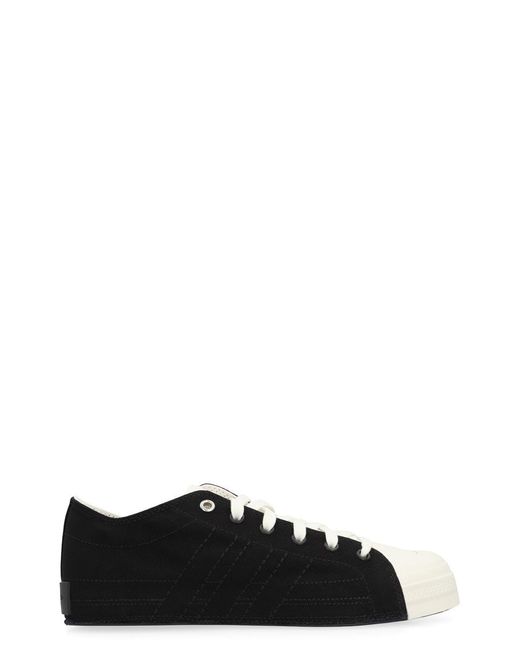 Y-3 Black Nizza Lo Low-Top Sneakers for men