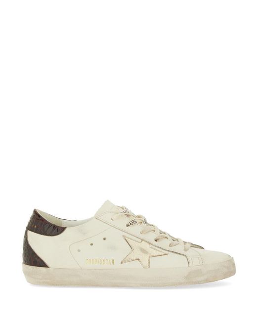 Golden Goose Deluxe Brand White "Super Star" Sneaker