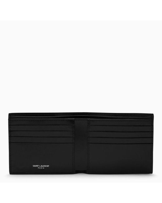 Saint Laurent Black Bi-Fold Wallet for men
