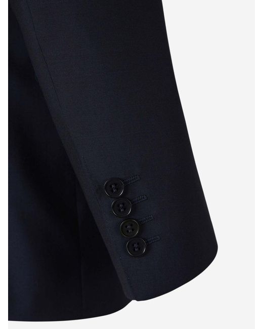 Canali Blue Wool Suit for men