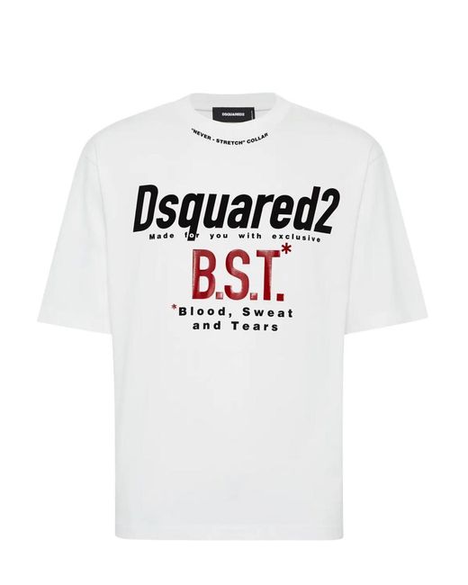 DSquared² White T-Shirts And Polos for men