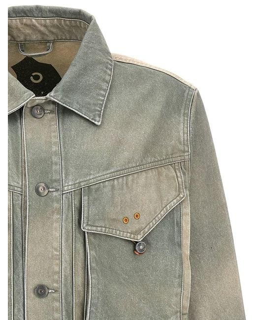 Objects IV Life Gray 'traditional Denim' Jacket for men