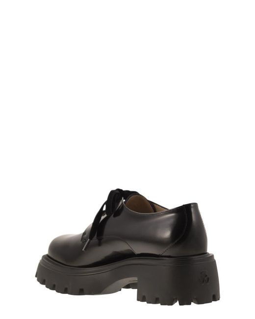 Stuart Weitzman Black Emerson Derby