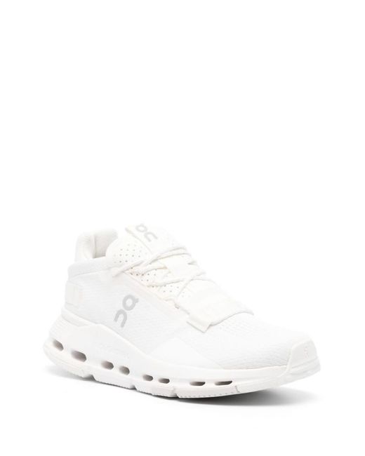 On Shoes White Cloudnova 2 Sneakers