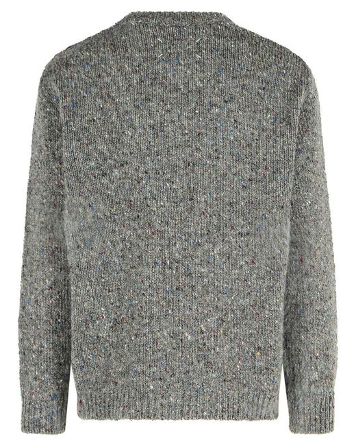Maison Margiela Gray Virgin Wool Sweater for men