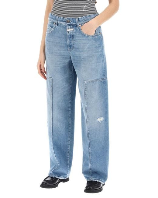 Closed Blue Nikka Jeans With Patches